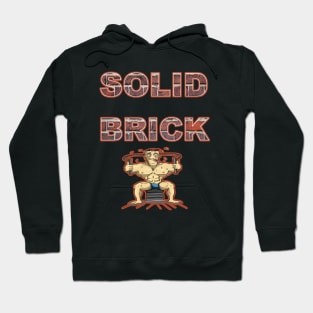 Solid Brick Muscle Workout Hoodie